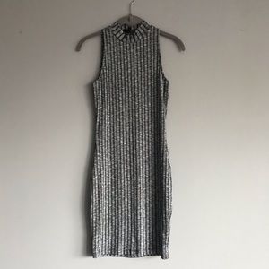 Mock neck dress